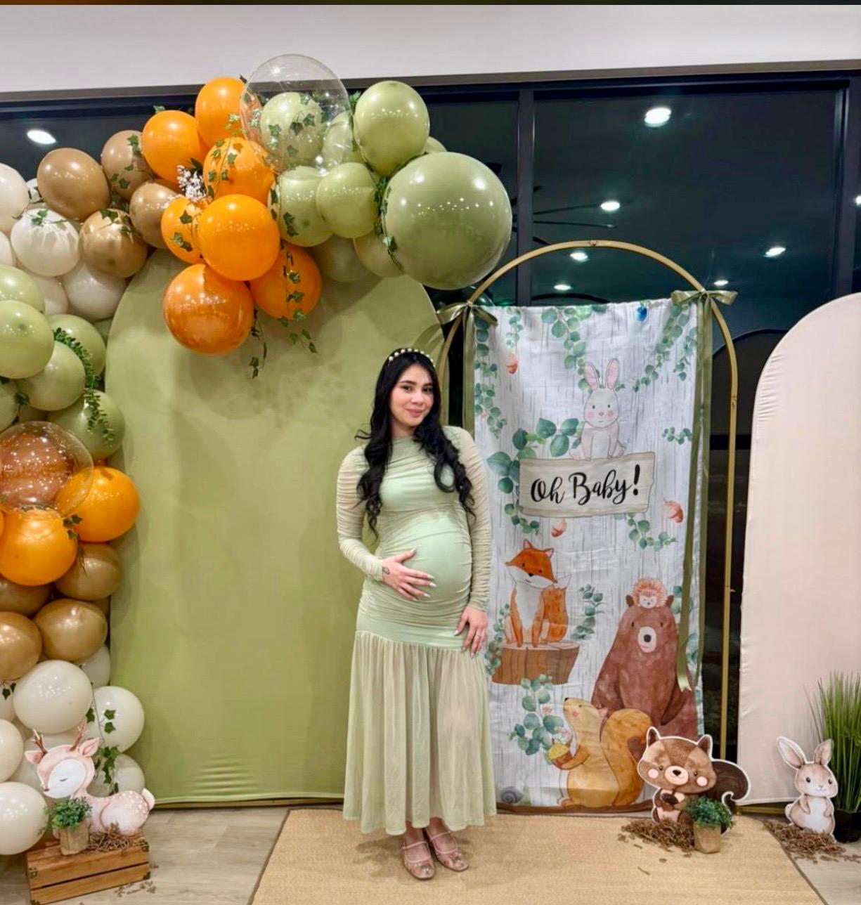 Baby shower event — mom-to-be at the celebration